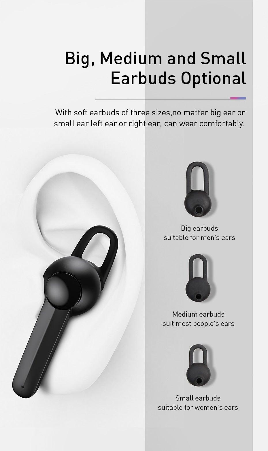 Magnetic Charging Wireless Bluetooth Earphone Bluetooth Headset Single Handsfree with Microphone Business Ear Updated Design with Industry Leading Sound &amp; Improved Comfort, Long Wireless Range,