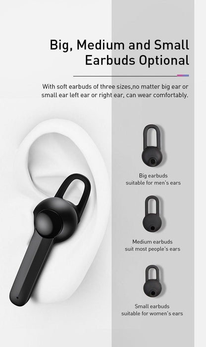 Magnetic Charging Wireless Bluetooth Earphone Bluetooth Headset Single Handsfree with Microphone Business Ear Updated Design with Industry Leading Sound &amp; Improved Comfort, Long Wireless Range,
