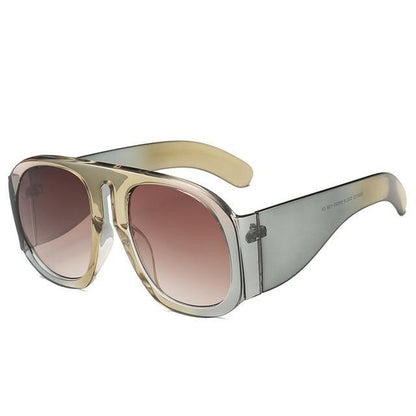 Fashionable &amp; Luxury Round Shape Sunglasses For Men &amp; Women &amp; Designer Oversized &amp; Attractive Personality Colorful Frames Unique Glasses In Retro Style Sunglasses