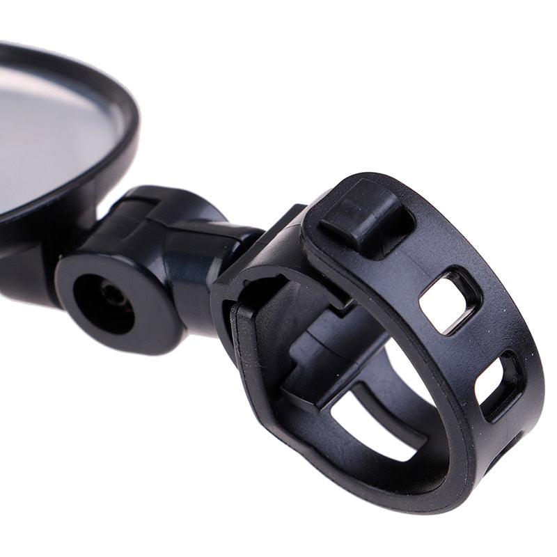 2Pcs Bicycle Mirror Universal Handlebar Rearview Mirror 360 Degree Rotate For Bike Bicycle Cycling Accessories Wide Angle Convex Mirror Adjustable Rotatable Handlebar For Mountain Bike Off Road Bike and Fixed Gear Bike Handlebars