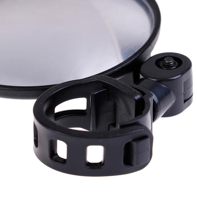 2Pcs Bicycle Mirror Universal Handlebar Rearview Mirror 360 Degree Rotate For Bike Bicycle Cycling Accessories Wide Angle Convex Mirror Adjustable Rotatable Handlebar For Mountain Bike Off Road Bike and Fixed Gear Bike Handlebars