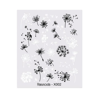 Spring Simple Green Theme Water Decal Sticker Flower Leaf Tree Summer Slider For Manicuring Nail Art Watermarks Art Decoration Manicure Tools Nail Watermark Decals iridescent Decoration Nail Self-Adhesive Decals Nail Stickers Water Transfer Fresh Nail