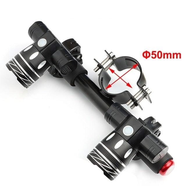LED Headlight For Bike Electric Scooter USB Rechargeable LED Light Front Lamp High Lumens Brightness Bicycle Light Front With Strong Battery Portable Waterproof Flashlight For Night Cycling