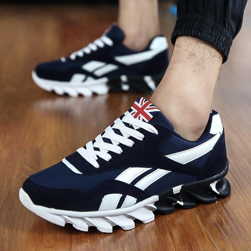 Fashion Mens Running Light Breathable Shoes Mens Sneakers Light Weight Running Elegant Soft Sneakers Comfortable Athletic Running Sneakers