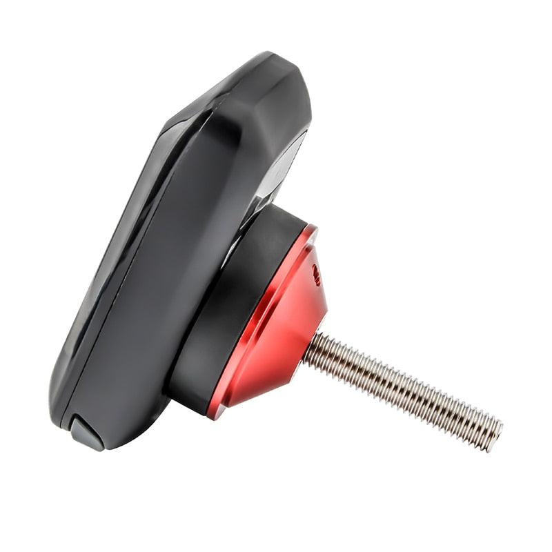 Bike Computer Mount Stem Top Cap Stopwatch Bracket Road Bicycle Speedometer Fixed Holder Base Universal Aluminum Riding Mobile Holder Connect Quickly System MTB Road Bicycle Handlebar