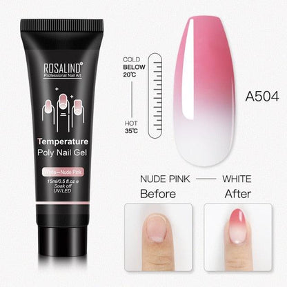 New Popular Nail Polish Gel 15ml UV Nail Extension Gel Permanent Nail Art Manicure Design Fashion Gel For Womens