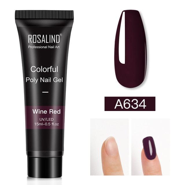 New Popular Nail Polish Gel 15ml UV Nail Extension Gel Permanent Nail Art Manicure Design Fashion Gel For Womens