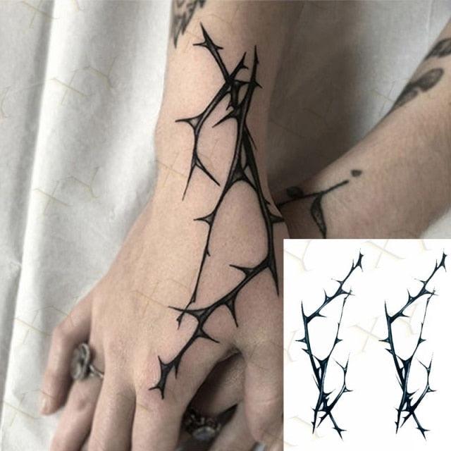 3D Butterfly Waterproof Temporary Tattoo Sticker Snake Flowers Elegant Small Popular Tattoo For Womens Mens
