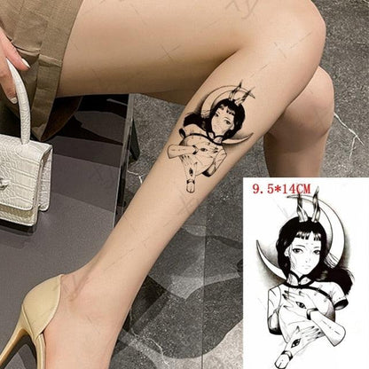 3D Butterfly Waterproof Temporary Tattoo Sticker Snake Flowers Elegant Small Popular Tattoo For Womens Mens