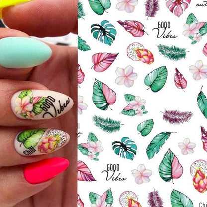 New 3D Self-Adhesive Lovely Red Lips Image Nails Stickers for Nails Sticker Decorations Manicure Valentine&