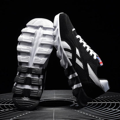 Fashion Mens Running Light Breathable Shoes Mens Sneakers Light Weight Running Elegant Soft Sneakers Comfortable Athletic Running Sneakers