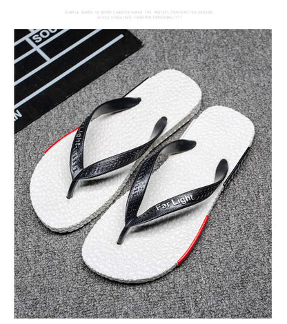 Black Man House Slippers Elegant Flip Flop Pool Slippers Summer Sandals  Men&