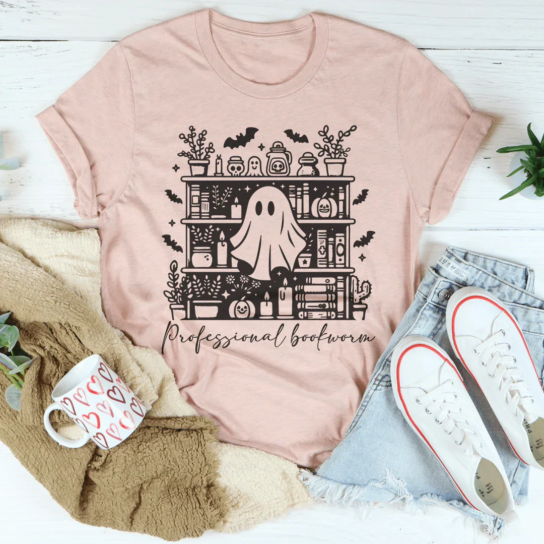 Sarcastic Career Title Shirt – "Professional Bookworm" Graphic Tee