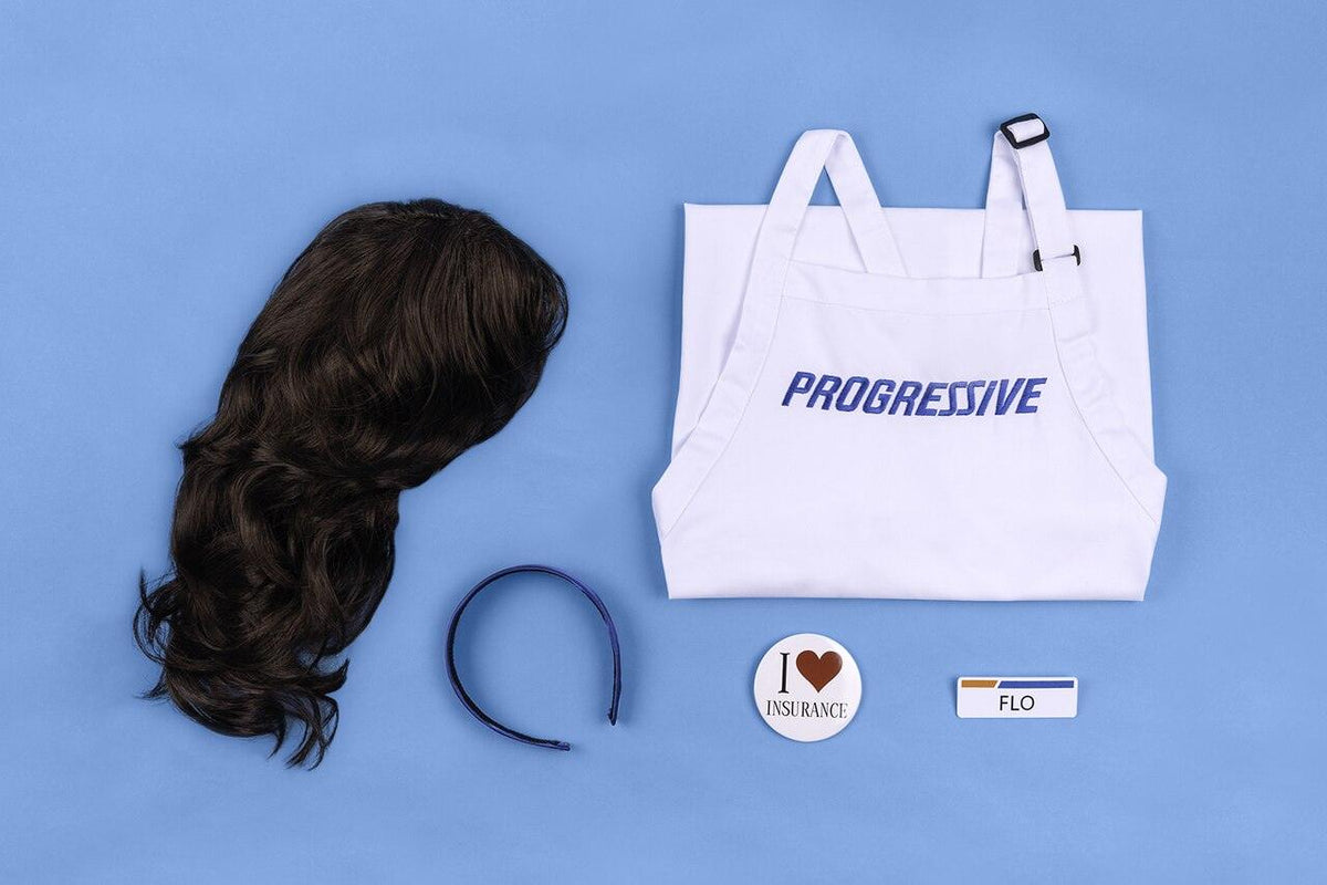 Progressive Flo Insurance Girl Costume Set