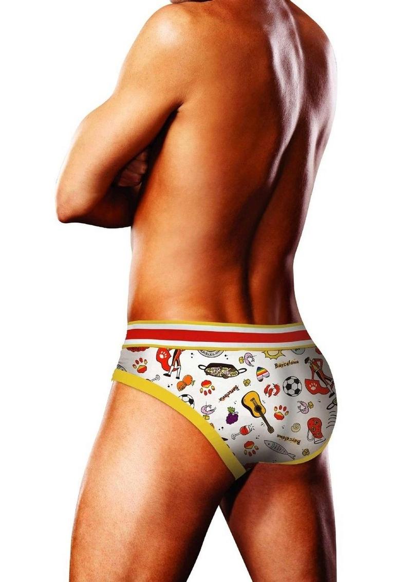 Prowler Barcelona Brief Small White Multicolor Men’s Brief Underwear