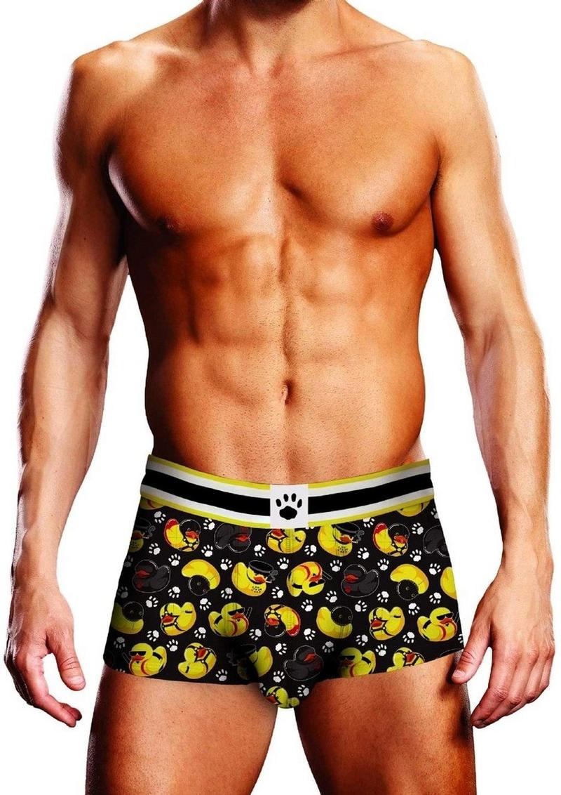 Prowler BDSM Rubber Ducks Men’s Trunk Underwear Black Yellow