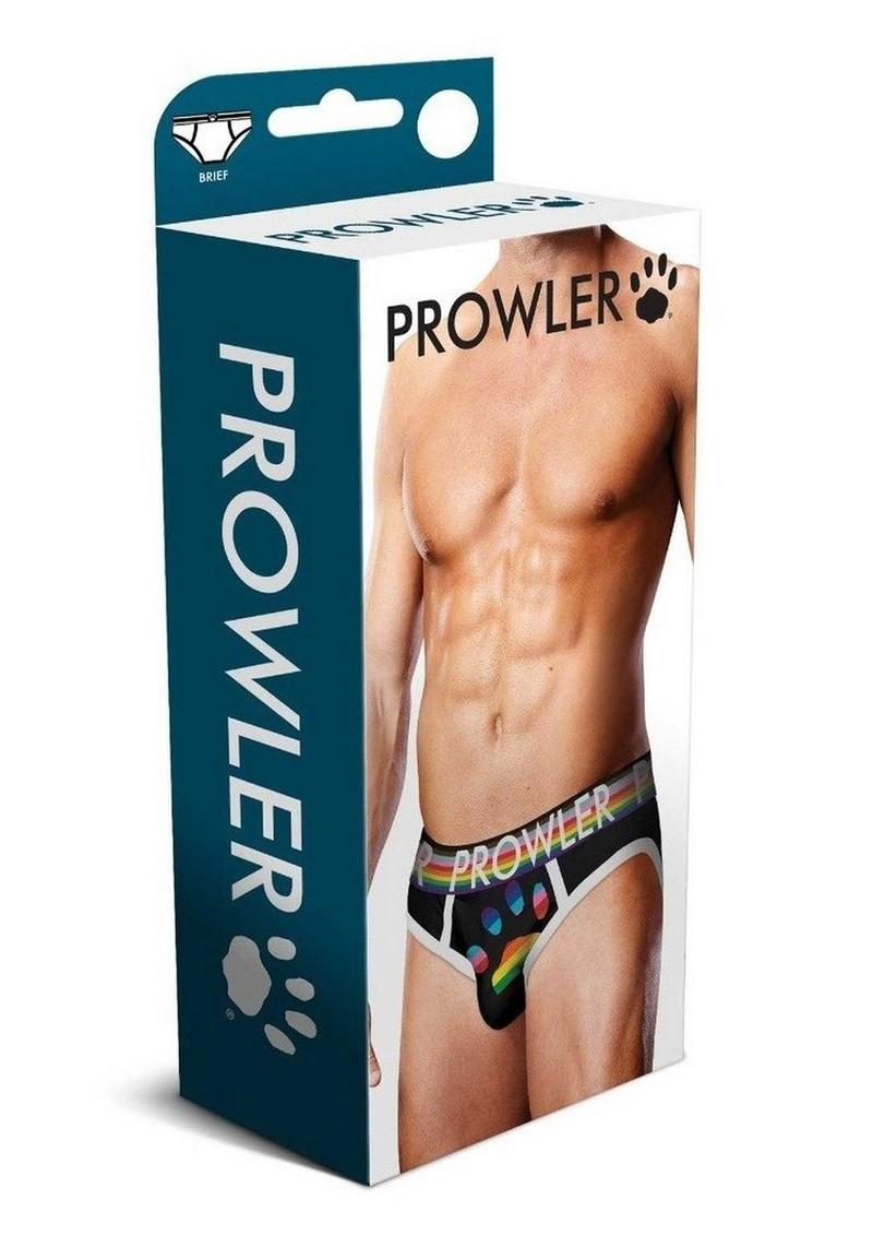 Prowler Black Oversized Paw Men’s Brief Waistband Underwear