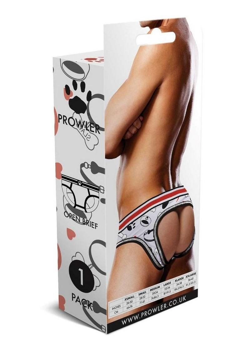 Prowler Puppy Print Open Brief With Comfortable Fit