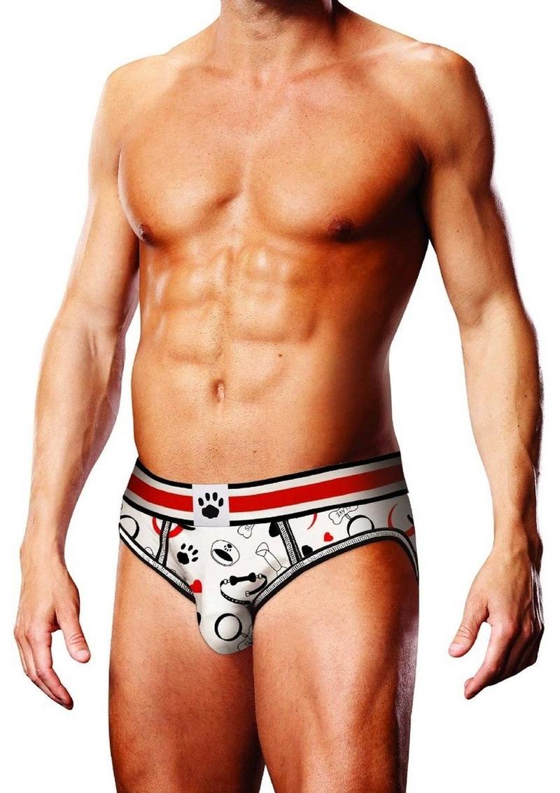 Prowler Puppy Print Open Brief With Comfortable Fit
