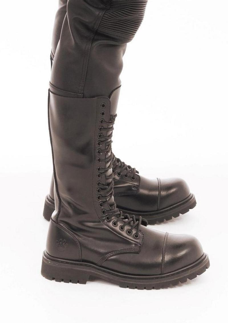 Prowler Red Black Boot with 20 Holes Stylish Design UK Size 10
