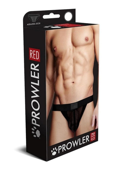 Prowler Red Fishnet Ass-Less Men’s Jockstrap Bold Fetish Underwear