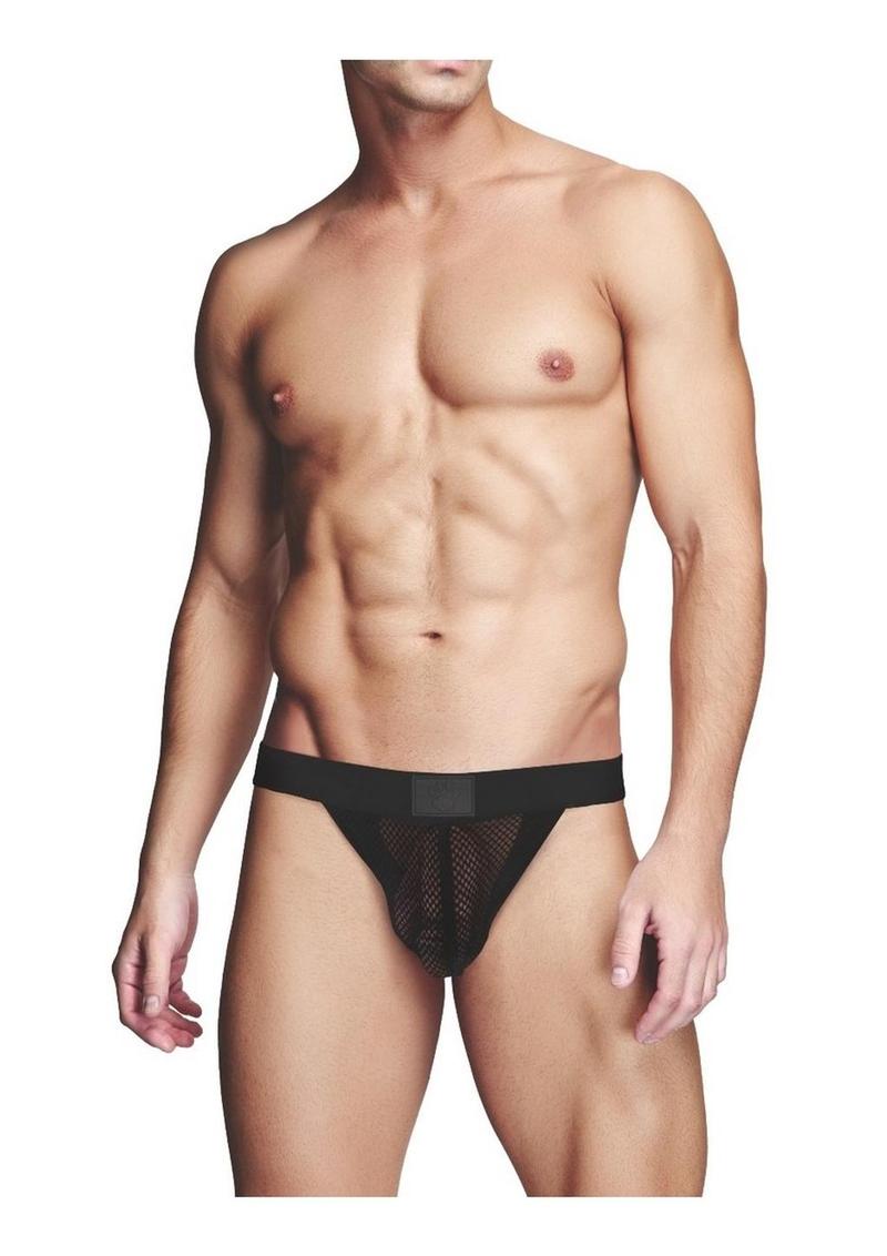 Prowler Red Fishnet Ass-Less Men’s Jockstrap Bold Fetish Underwear