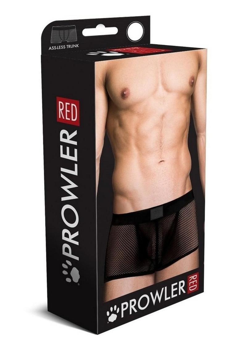 Prowler Red Ass-Less Fishnet Trunk