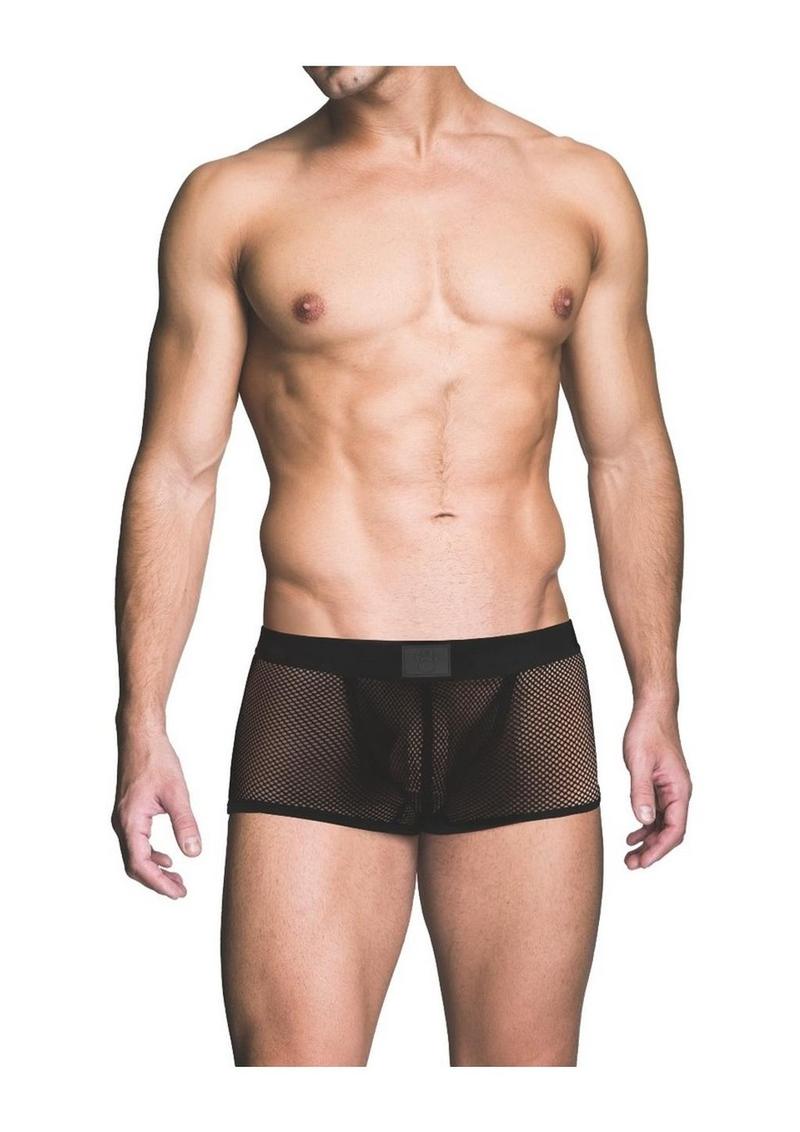 Prowler Red Ass-Less Fishnet Trunk
