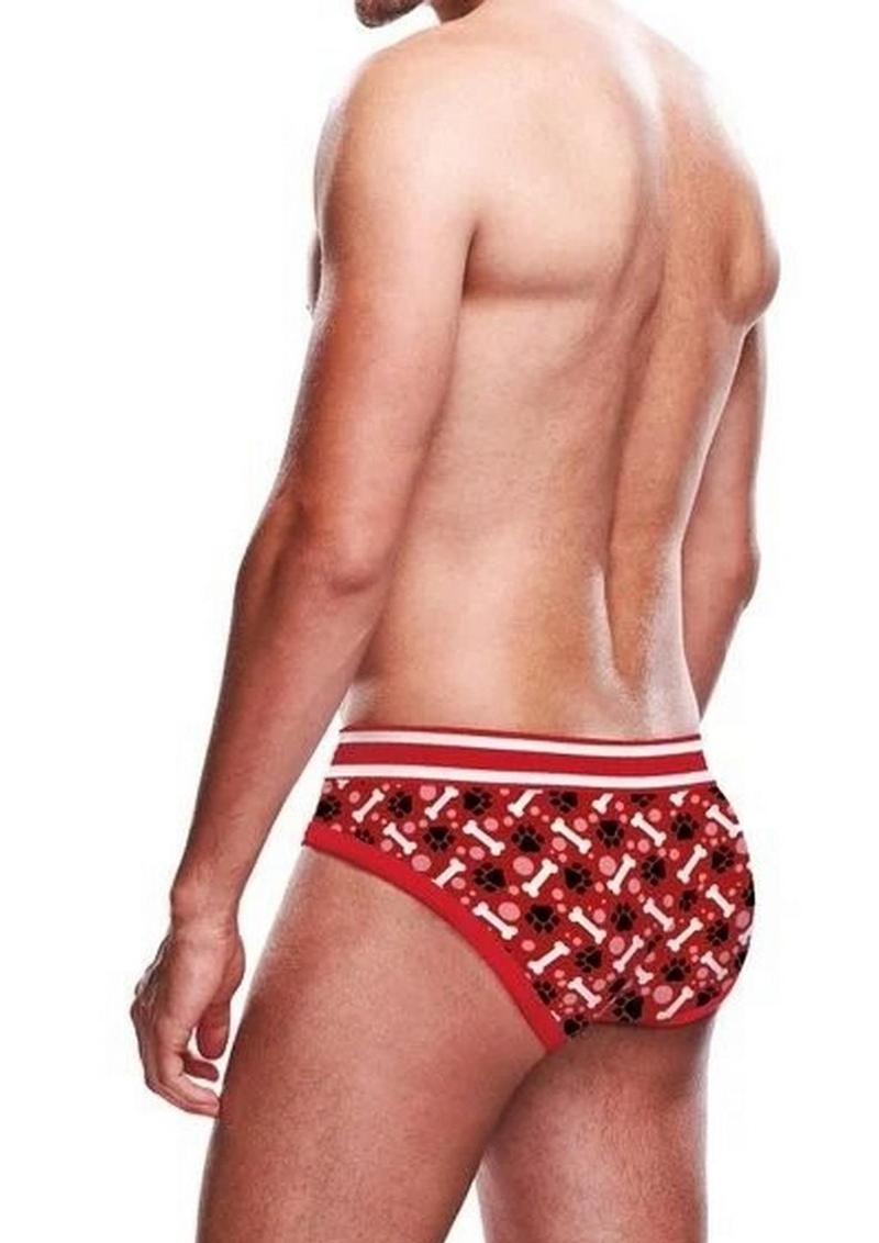 Prowler Red Paw Print Brief Fun And Comfortable Men’s Underwear