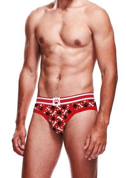 Prowler Red Paw Print Brief Fun And Comfortable Men’s Underwear