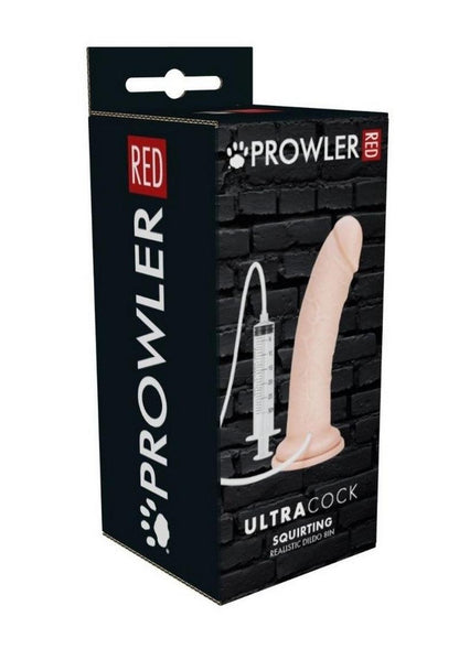 Prowler Red Ultra Cock Realistic Squirting Dildo 8 Inch Lifelike Play