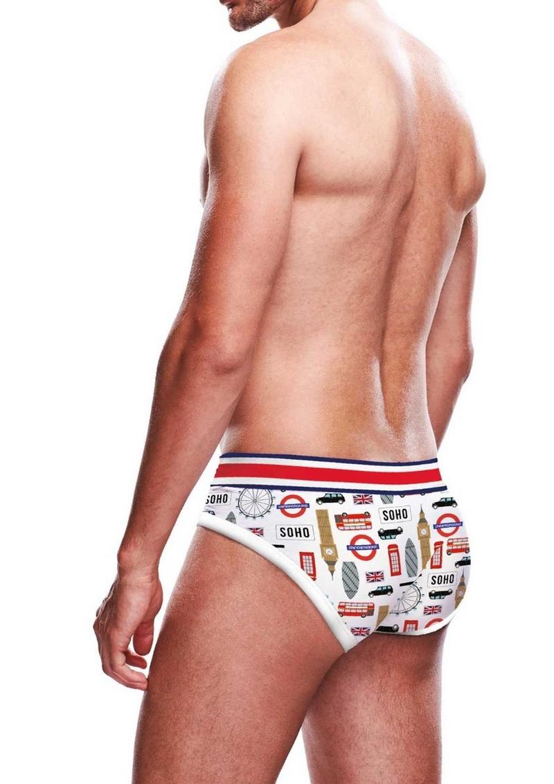 Prowler Soho Brief Small White Sexy London-Themed Underwear