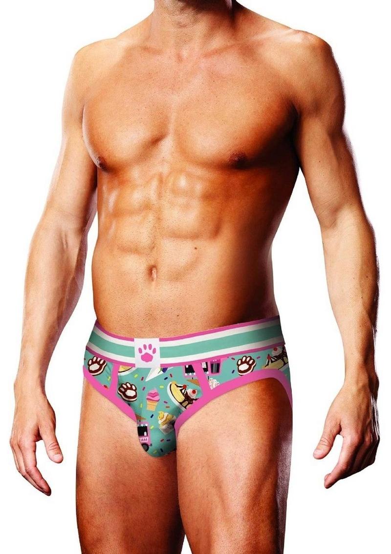 Prowler Sundae Brief With Playful Design