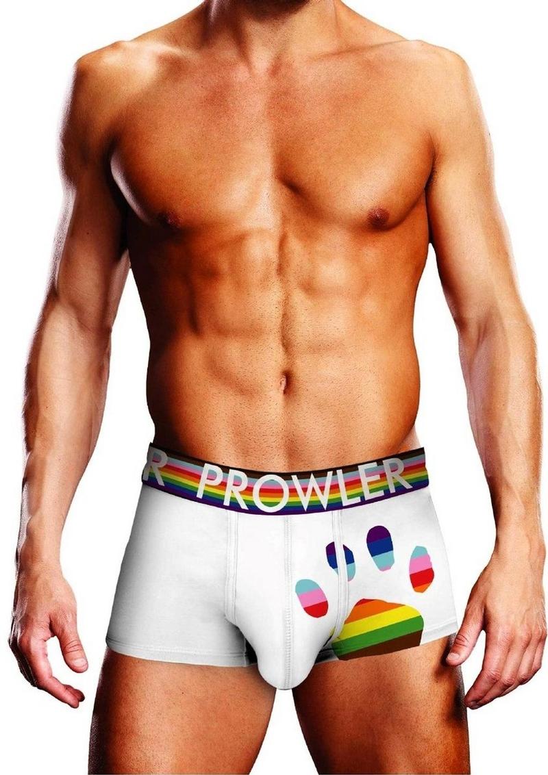 Prowler White Oversized Paw Trunk Pride-Inspired Men’s Underwear