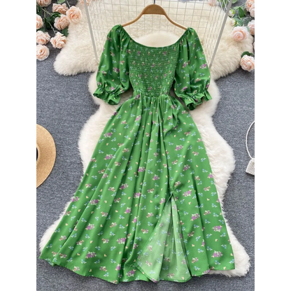 Puff Sleeve Party Dress