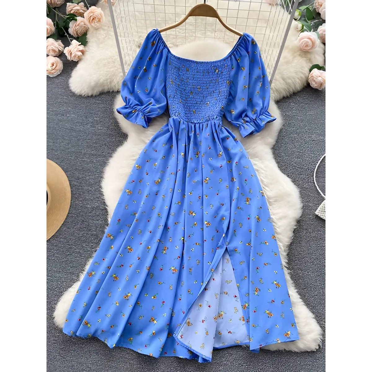 Puff Sleeve Party Dress