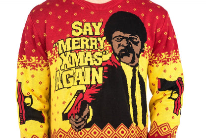 Pulp Fiction Merry Xmas Again Sweater