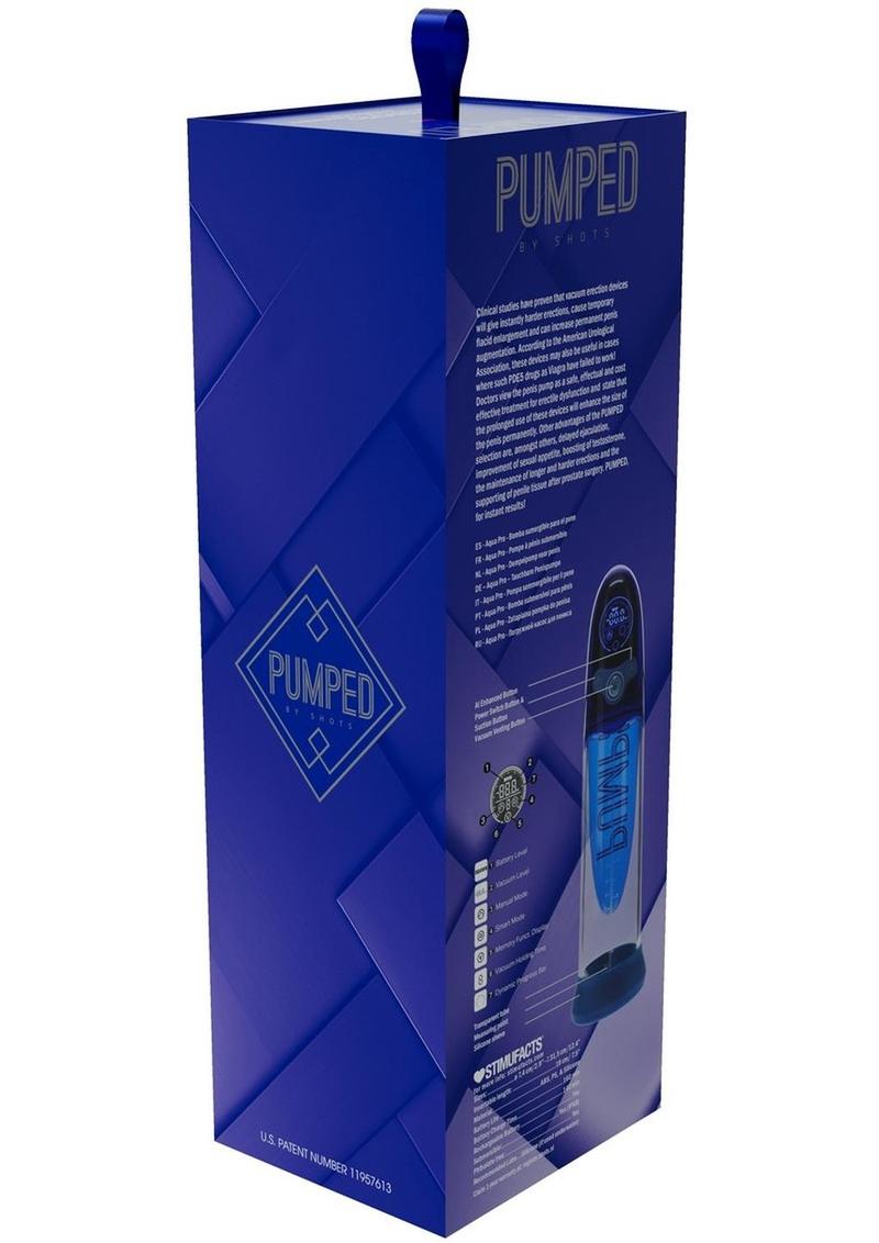Pumped Aqua Pro Submersible Automatic Rechargeable Penis Pump