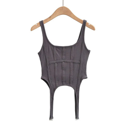 Punk Style Crop Top