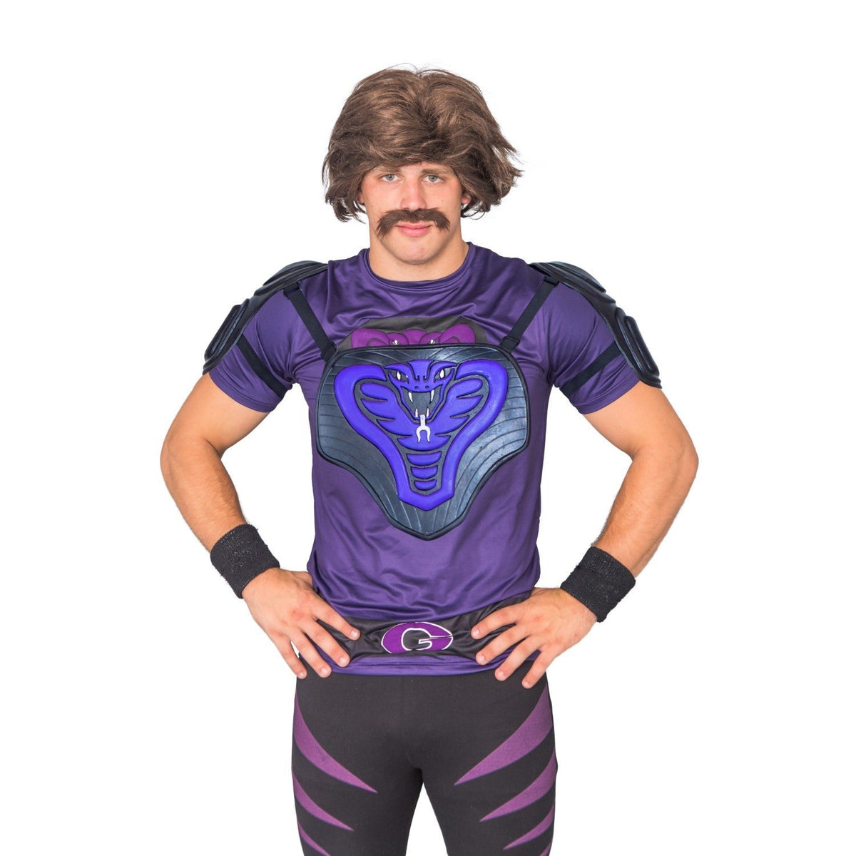 Purple Cobras Halloween Costume Cosplay Body Armor Accessory