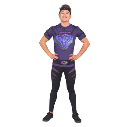 Purple Cobras Halloween Costume Cosplay Body Armor Accessory