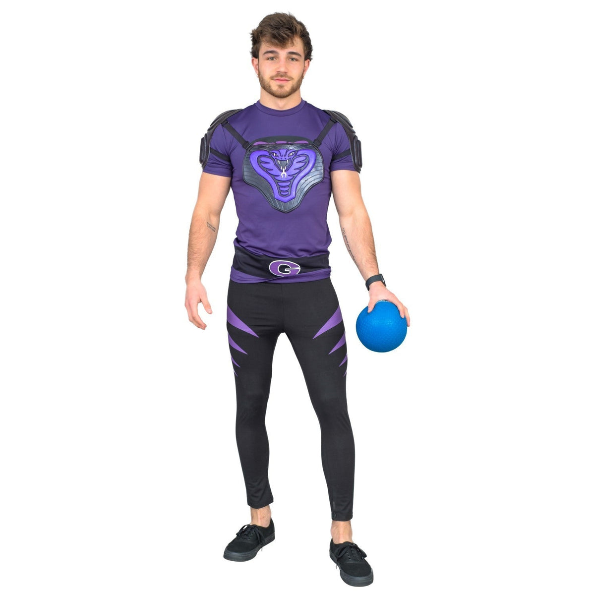 Purple Cobras Halloween Costume Cosplay Body Armor Accessory