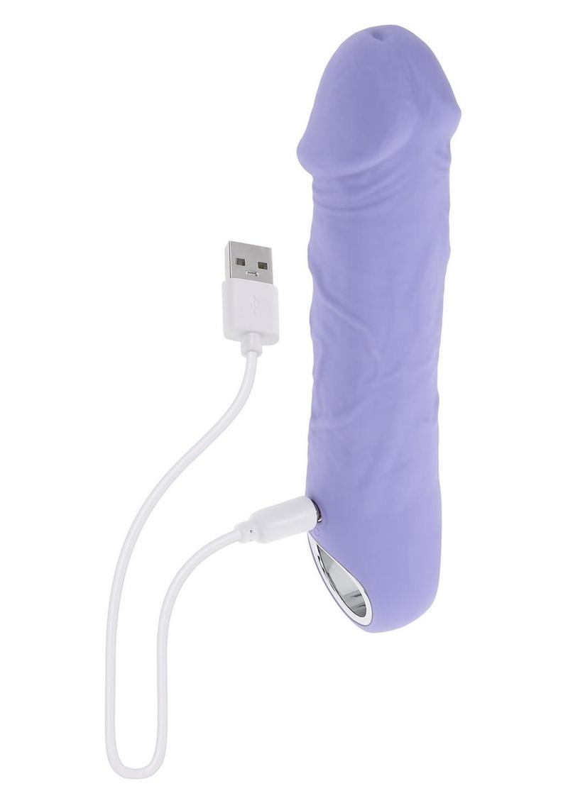 Evolved Purple Fantasy Silicone Vibrator