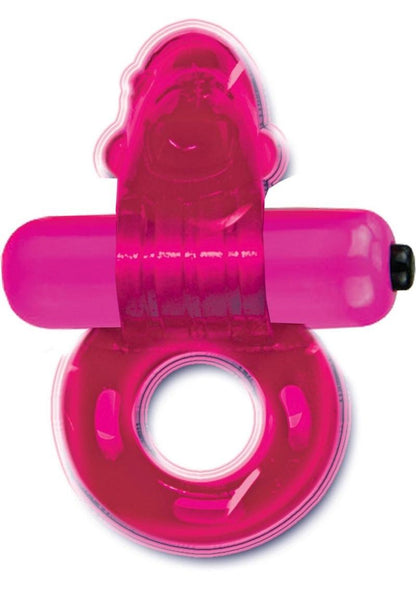 Purrfect Pets Tickle Me Dolphin Silicone Stimulator with Vibrating Bullet