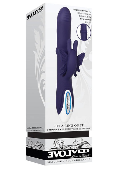 Put a Ring on It Rechargeable Silicone Vibrator