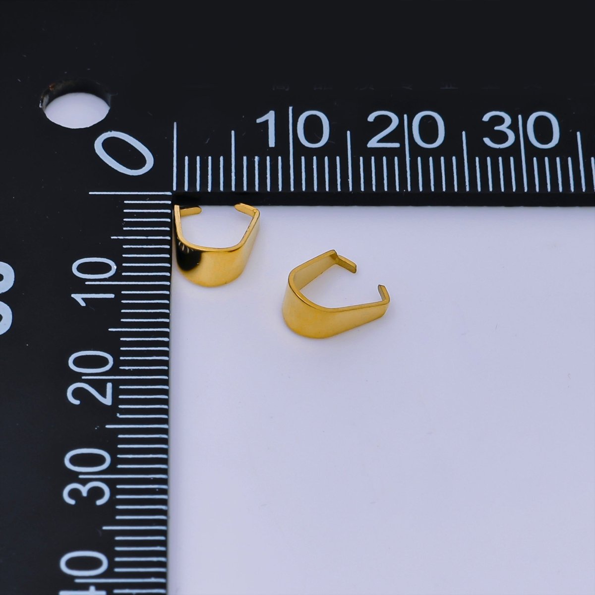 PVD Gold Plated Stainless Steel Bail Charm Finding | Z-1283 Z-1284