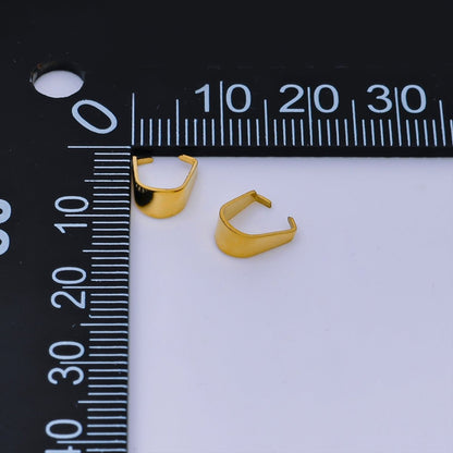 PVD Gold Plated Stainless Steel Bail Charm Finding | Z-1283 Z-1284