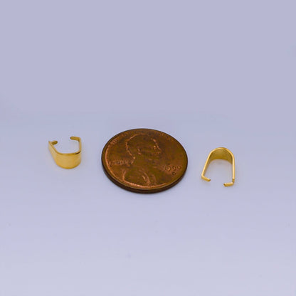 PVD Gold Plated Stainless Steel Bail Charm Finding | Z-1283 Z-1284