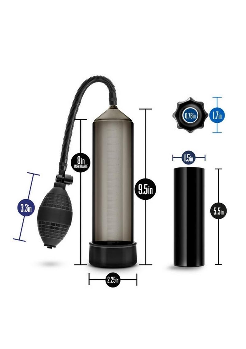 Quickie Kit Thick Cock Performance Penis Pump Set in Black