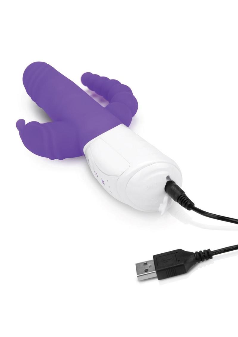 Essentials Double Rechargeable Penetration Rabbit Vibrate